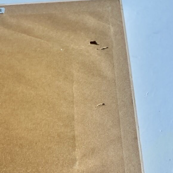 VTG Authentic Navajo Sandpainting Female Yei Signed A. J. 13.5 X 9.5" Frame READ - Picture 6 of 16